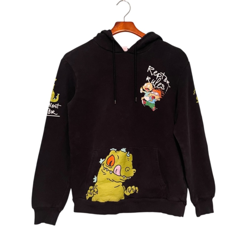 Nickelodeon Viacom Rugrats Tommy Chuckie Reptar Pullover Hoodie Size‎ S